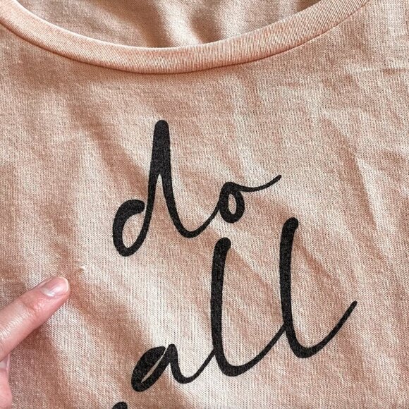 TORRID 1 Plus Size With Love Light Pink Hacci Raglan Sweatshirt Graphic Pullover - Picture 14 of 16